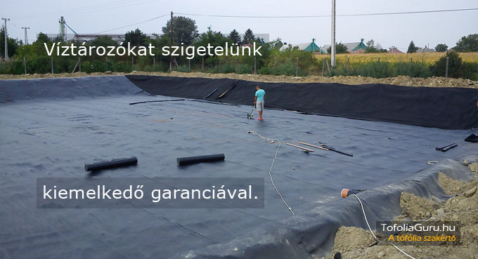 Tüzivíztározó szigetelés
